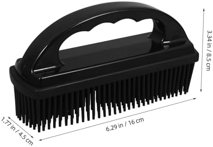 Black Silicone PET Hair Brush for Dogs and Cats Hair Removal - Image 2