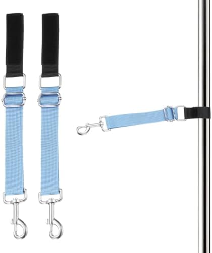 2Pcs Dog Grooming Loop, Adjustable, Sky Blue by Unknown