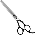 7.0'' Dog Thinning Scissors For Grooming 440C Stainless Steel Black Non-Slip by FenicePeak