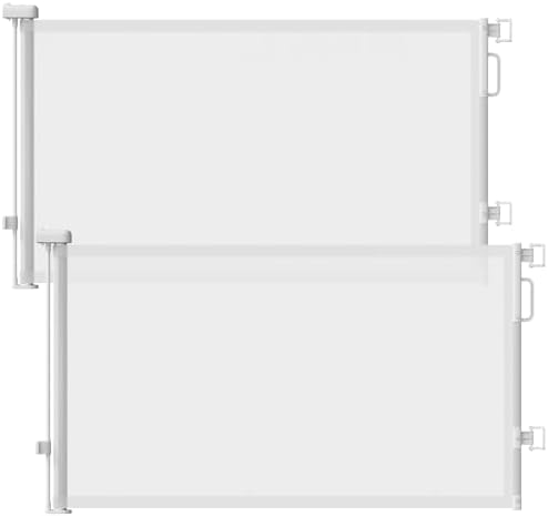 2Pack Retractable Baby Gates for Stair by Cideny