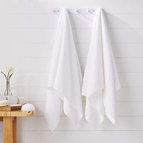Amazon Basics 6-Pack Bath Towels, 100% Ring Spun Cotton, 600 GSM, Lightweight - Image 3