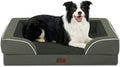 Orthopedic Washable Dog Bed for Medium Dogs, Dark Green by CasaPaw