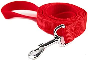 Nylon Dog Training Leash, Traction Rope, 4/5/6 Feet Long, 3/4 Inch 1 Inch Wide by TAIDA