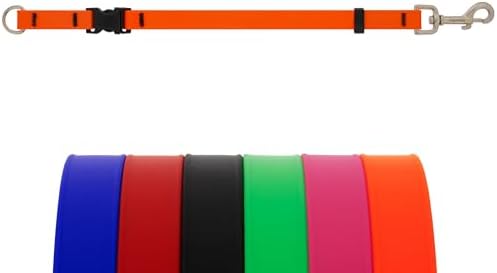 LupinePet Pro Grooming Loop for Dogs, Waterproof, Neon Orange, 3/4-inch Wide by LupinePet