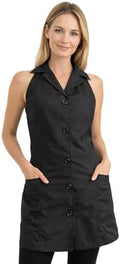 Ladybird Line 280 Black Pro Jacket Style Apron, 2 Front Pockets, Water Resistant by LadybirdLine
