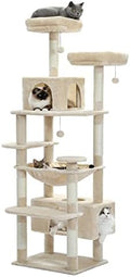 PAWZ Road 72" Cat Tree, Tall Cat Tower by PAWZRoad