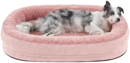 JOEJOY Orthopedic Dog Bed for Large Dogs, Egg-Crate Memory Foam Pet Bed by JOEJOY