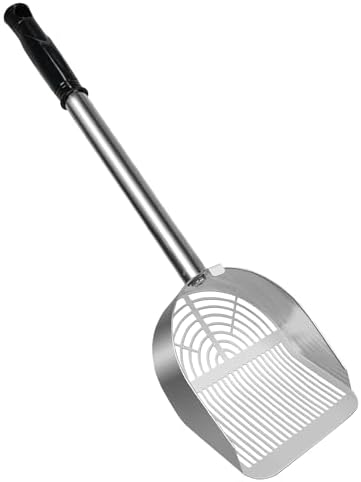 Cat Litter Scoop Deep Shovel, Detachable Long Handle Litter Scooper by LIHOOOOM