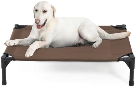 Garnpet Elevated Dog Bed for Large Dogs, Raised Dog Cot Fits Up to 120 LBs by Garnpet