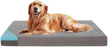 Orthopedic Memory Foam Dog Bed, Cooling Dog Beds by ABETTERLIFEWITHPET