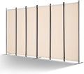 VEVOR Room Divider, 6 Panel Room Divider, Folding Privacy Screen and Portable by VEVOR