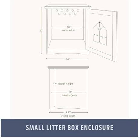 TRIXIE Small Litter Box Enclosure - Image 5