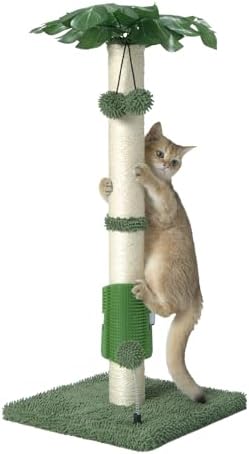 MECOOL Cat Scartching Post，30-inch Cute Scartching Posts by MECOOL