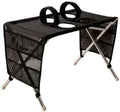Grooming Table with Storage Pockets | Sturdy Stainless Steel Frame, Breathable by Unknown