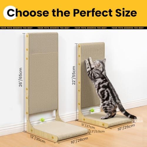 Conlun Cardboard L Shape Cat Scratcher - Image 2