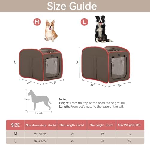 Petsfit Pop Up Dog Crate, Portable Dog Crates - Image 3