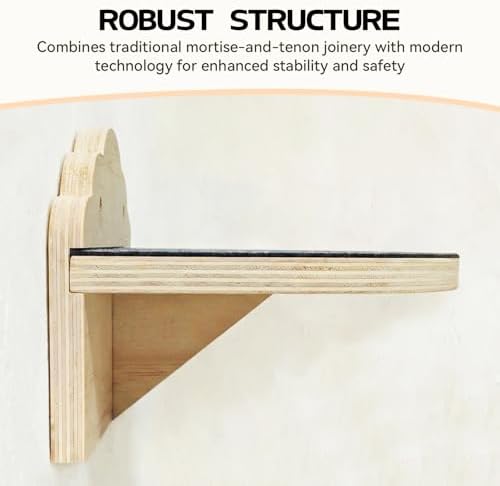 3 Pcs Cat Wall Steps, 7.5-Inch Cat Wall Shelves - Image 5