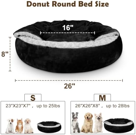 JOEJOY Small Dog Bed Cat Bed - Image 2