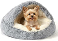 NOYAL Hooded Donut Bed, Calming Cave by Noyal