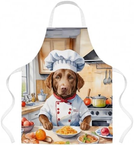 Caroline's Treasures Chesapeake Bay Retriever The Chef Apron Cooking Kitchen by CarolinesTreasures