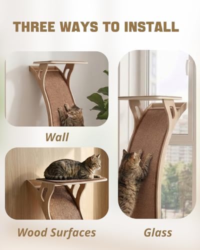 JKXJKX 47" Floor Standing Cat Window Perch - Image 4