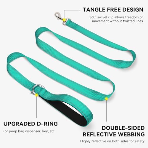 Joytale Reflective Dog Leash for Small Dogs, 6 FT x 3/4" - Image 5