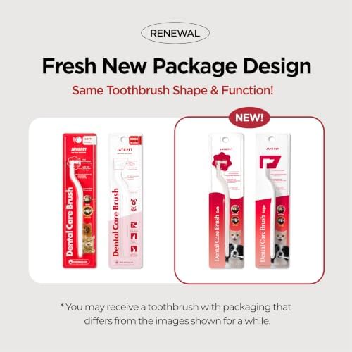 JAYU PET Dental Care Brush, Soft Bristles - Image 2