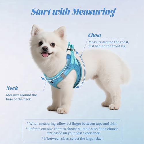 No Pull Dog Puppy Harness and Leash Set Reflective Mesh Vest X-Small - Image 2