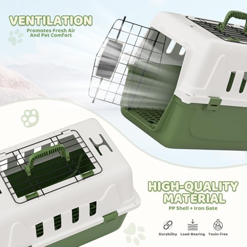 Magshion 18 Inch Hard-Sided Dog Cat Carrier - Image 5
