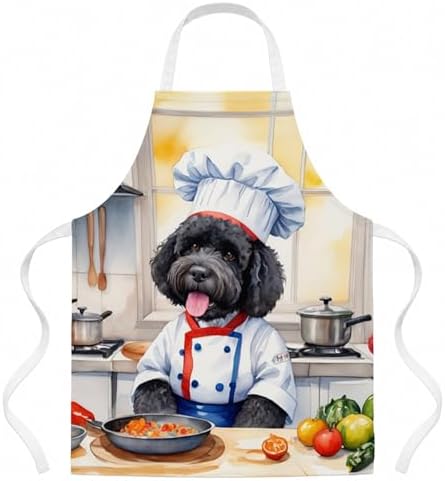 Caroline's Treasures Portuguese Water Dog The Chef Apron Cooking Kitchen Server by CarolinesTreasures