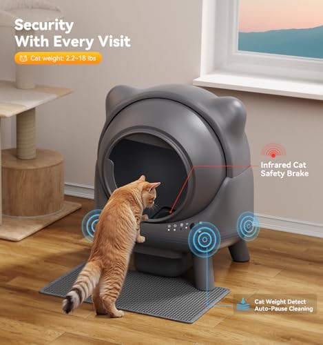 Automatic Litter Box, FEELNEEDY Self Cleaning Litter Box, Odor Control Robot - Image 5