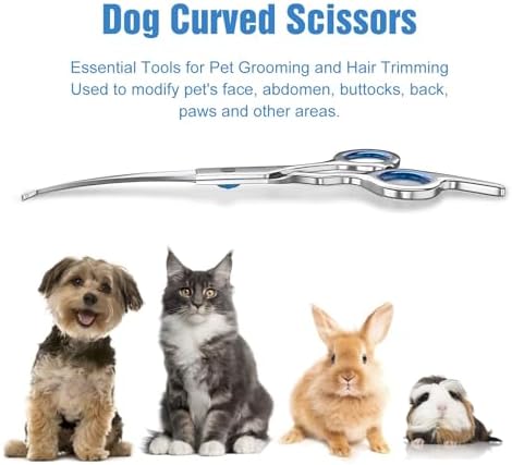 7.5" Curved Dog Grooming Scissors - Image 4