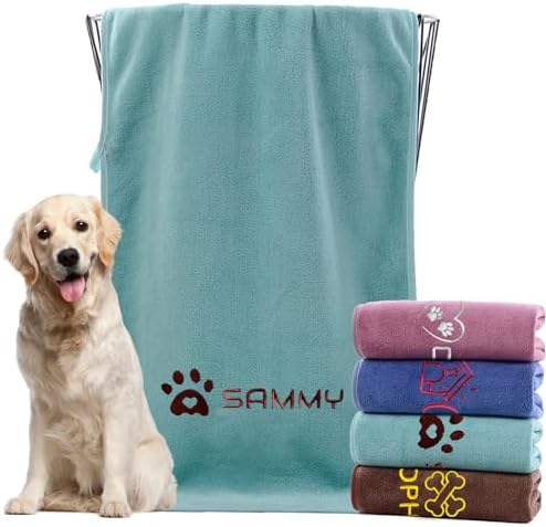 xrlsg Personalized Dog Towel Custom Towel by XRLSG