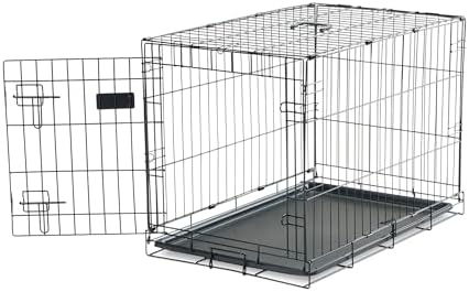 Carlson Pet Products Single Door Metal Dog Crate, Medium 30" Dog Crate - Image 4
