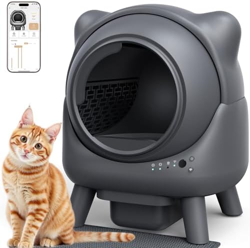 Automatic Litter Box, FEELNEEDY Self Cleaning Litter Box, Odor Control Robot by FEELNEEDY