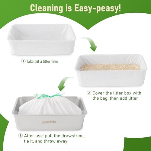 ZOMISIA Super Jumbo Litter Box Liner XXL - Image 7