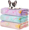 Rezutan Small Dog Blanket, Soft Puppy & Cat Flannel 3 Pack by Rezutan