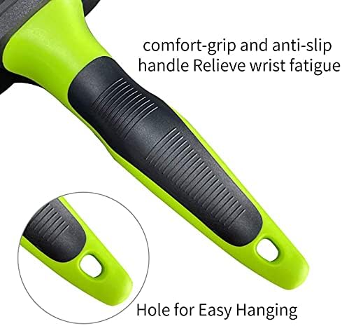 Pet Grooming Brush for Dogs and Cats, Self-Cleaning Undercoat Deshedding Tool - Image 3