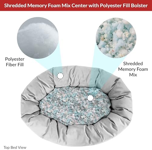 Majestic Pet Villa 24 Inch Shredded Memory Foam Dog Bed - Image 4