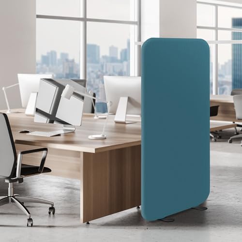 DECOLAB Freestanding Room Partition, Indoor Privacy Panel 29"x65" - Image 2