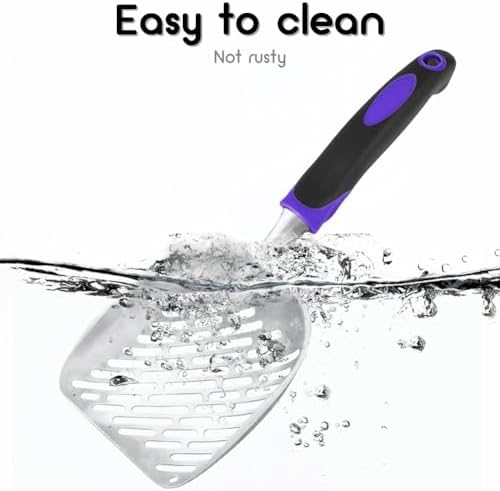 Cat Litter Scoop-Metal Litter Scooper-Kitty Metal Scooper-Long Handle - Image 5