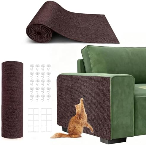 Self-Adhesive Cat Scratching Mat, Couch Protector from Cat Claws by Unknown