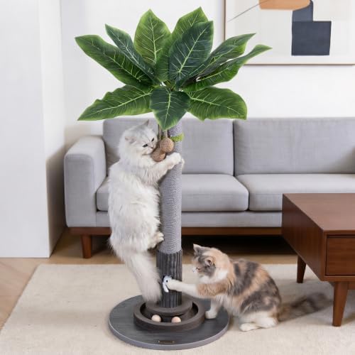 Woochpet 35"Cat Scratching Posts, Interactive Cat Toys - Image 2