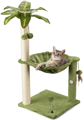 MECOOL Cat Tree for Indoor Cats 35" Tall Cat Scratching Post by MECOOL