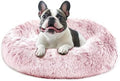 JOLLYVOGUE Calming Dog Bed Medium Size Dog, Anti-Anxiety Donut Medium Pet Bed by JOLLYVOGUE