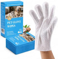 PET No‑Rinse Grooming Gloves, Individually Wrapped, Hypoallergenic pH‑Balanced by Unknown