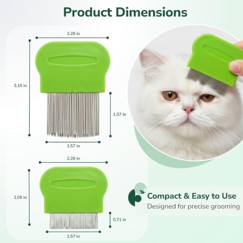Pets&Goods Tear Stain & Flea Remover Comb Set - Image 4