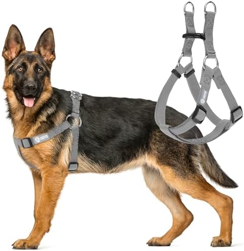 AKC Step-in Dog Harness – Adjustable Solid Color Vest by AmericanKennelClub