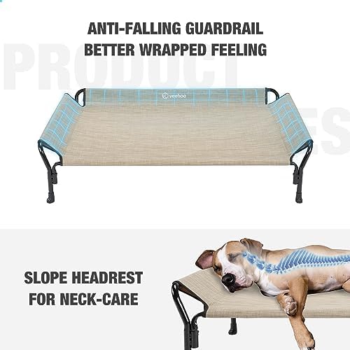Veehoo Medium Elevated Dog Bed, Teslin Mesh - Image 2