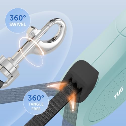 TUG Quest Retractable Dog Leash | 360° Tangle-Free | 16 ft Tape - Image 4